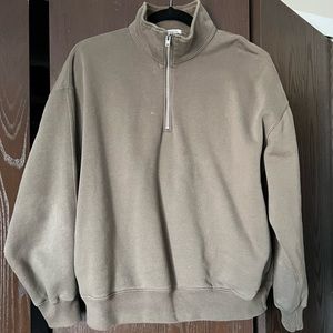 Abercrombie & Fitch Half-Zip Oversized Sweatshirt, Men’s XS